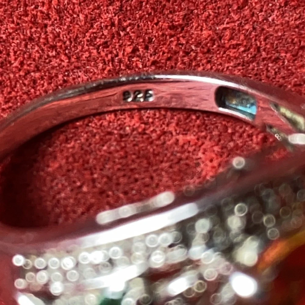 Solid Sterling Silver 925 Ring 9.5 Costume Jewelry